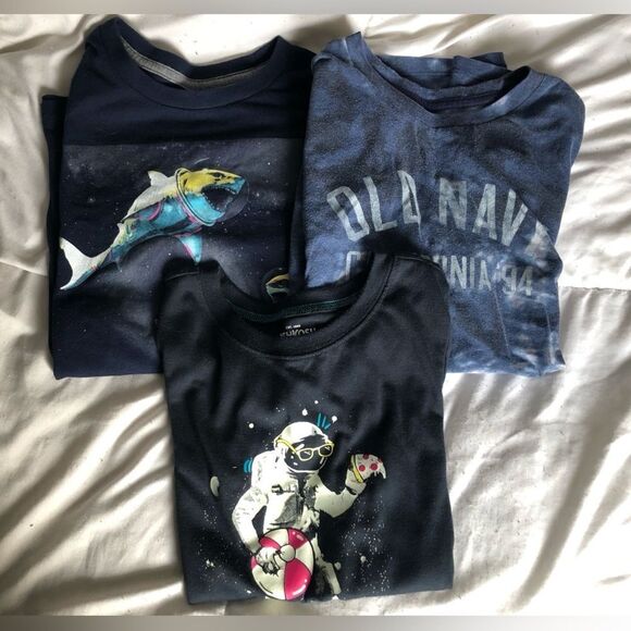 🟡 Bundle of 3 Size 10-12 Boys Tops - Picture 1 of 5